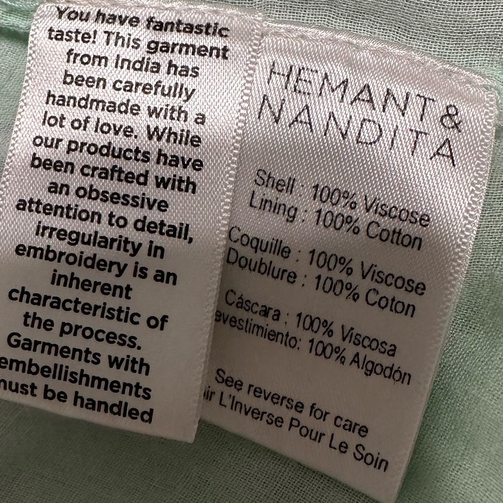 Hemant & Nandita multi color maxi dress - Picture 6 of 6